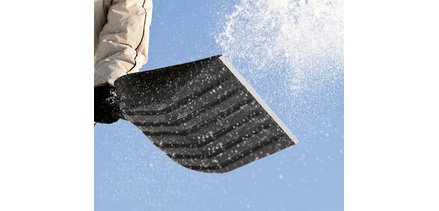Snow shovel with aluminum handle, width: 400 mm