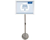 Porte-affiche sur pied ECONOMY + cadre, A3