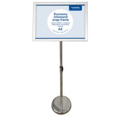 Porte-affiche sur pied ECONOMY + cadre, A3