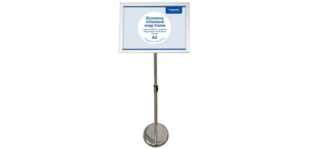 Porte-affiche sur pied ECONOMY + cadre, A3