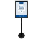 Porte-affiche sur pied ECONOMY + cadre, A4