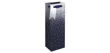 Sac cadeau pour bouteille 'Pluie d'étoile'