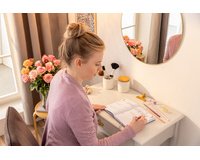 Carnet de notes Jolie Feel, tissu, A5, ligné