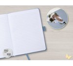 Carnet de notes Jolie Feel, tissu, A5, ligné