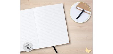 Carnet de notes Jolie Pure 'Happiness', A5, ligné