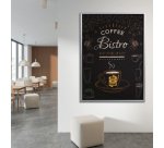 Cadre porte-affiche economy, A0, 25 mm, argent