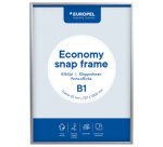 Cadre porte-affiche economy, A0, 25 mm, argent