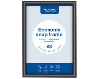 Cadre porte-affiche Economy, A2, 25 mm, noir