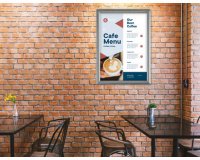 Cadre porte-affiche, A4, 25 mm, argent