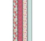 Kraft blanc 60g, Flora 2x0,70m, en carton prés. de 30rlx - Assortiment