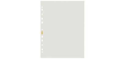 Pochette perforée Recycling, A4, 0,08 mm, translucid