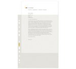 Pochette perforée Recycling, A4, 0,08 mm, translucid