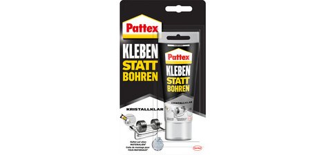 Colle forte 'Coller au lieu de percer' TRANSPARENT