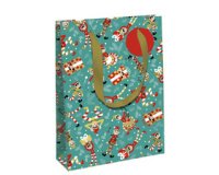 Sac cadeau de Noël 'Lutins', large