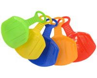 Luge pelle, plastique, assorti