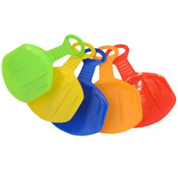 Luge pelle, plastique, assorti