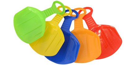 Luge pelle, plastique, assorti