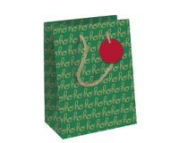 Kerstgeschenktas 'Kerstgeest', medium