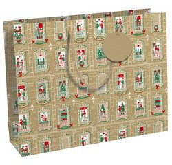 Kerstgeschenktas 'Kerstgeest', shopping