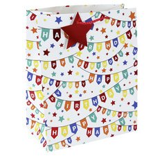 Sac cadeau 'Happy Birthday', moyen