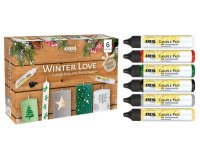 Candle Pen 'Winter Love', set de 6
