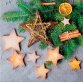 CACTUS Serviette à motif de Noël 'Étoiles'