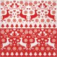 CACTUS Serviette à motif de Noël 'Cerfs'