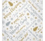 CACTUS Serviette à motif de Noël 'Merry Christmas'