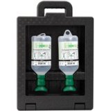 LEINA Station de rinçage oculaire IBOX, 2x 500ml de solution
