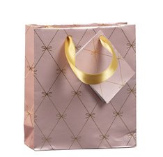 Gift bag "Primerose" 12 x 4.5 x 13.5 cm - Pink