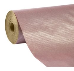 Papier cadeau 'Uni', sur rouleau, rose