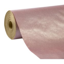 Papier cadeau 'Uni', sur rouleau, rose