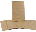 Pochette cadeau de Noël 'Sapins', (L)100 x (H)160 mm