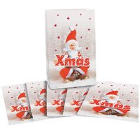 Pochette cadeau de Noël 'X-mas', (L)100 x (H)160 mm