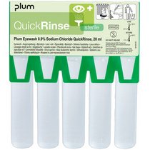 LEINA Ampoule de rinçage oculaire QuickRinse, 5 x 20 ml