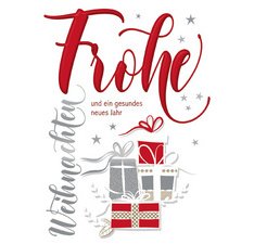 Carte de Noël 'Etoile filante'