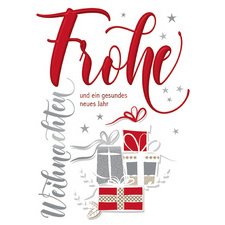 Carte de Noël 'Etoile filante'