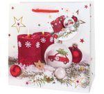 Sac cadeau de Noël 'Bougies', petit
