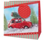 Sac cadeau de Noël 'Petite voiture', petit