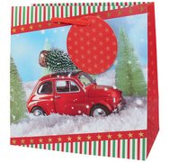 Sac cadeau de Noël 'Petite voiture', petit