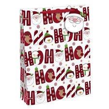 Sac cadeau de Noël 'Hohoho II', large