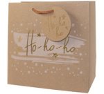 Sac cadeau de Noël 'ho ho ho', petit
