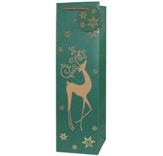 Sac cadeau de Noël pour bouteille 'Cerf'