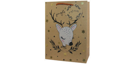 Sac cadeau de Noël 'Cerf', moyen