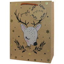 Sac cadeau de Noël 'Cerf', moyen