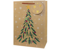Sac cadeau de Noël 'Sapin', moyen