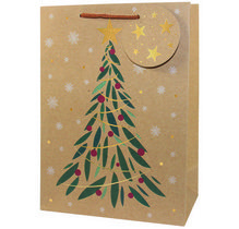 Sac cadeau de Noël 'Sapin', moyen