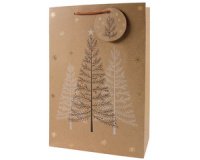 Kerstcadeauzak 'Kerstboom', groot