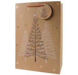 Sac cadeau de Noël 'Sapin', grand