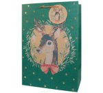 Sac cadeau de Noël 'Chevreuil', grand